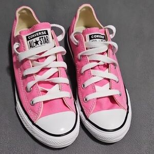 Converse All Star Pink Canvas Sneakers